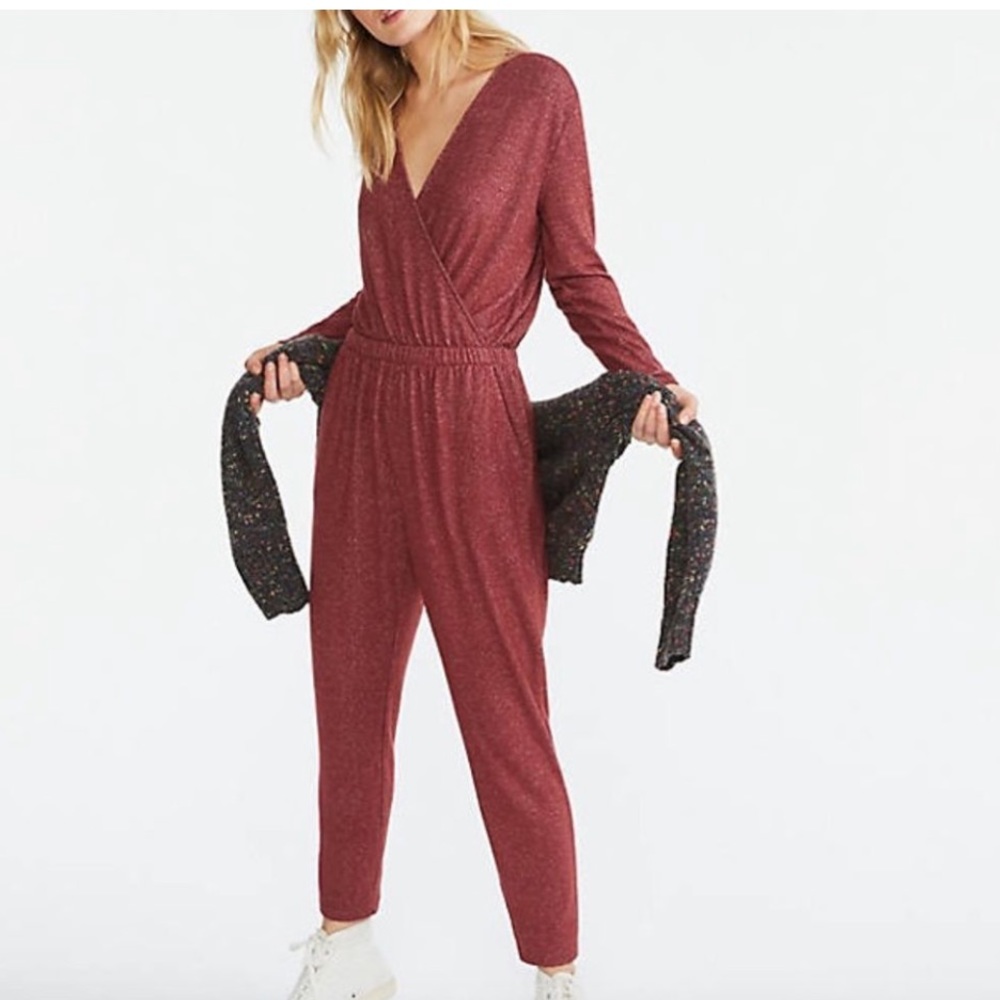 Lou & Grey Soft Wrap Jumpsuit